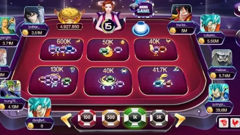 Cách chơi bầu cua tại W365